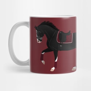 Black Dressage Horse - Equine Rampaige Mug